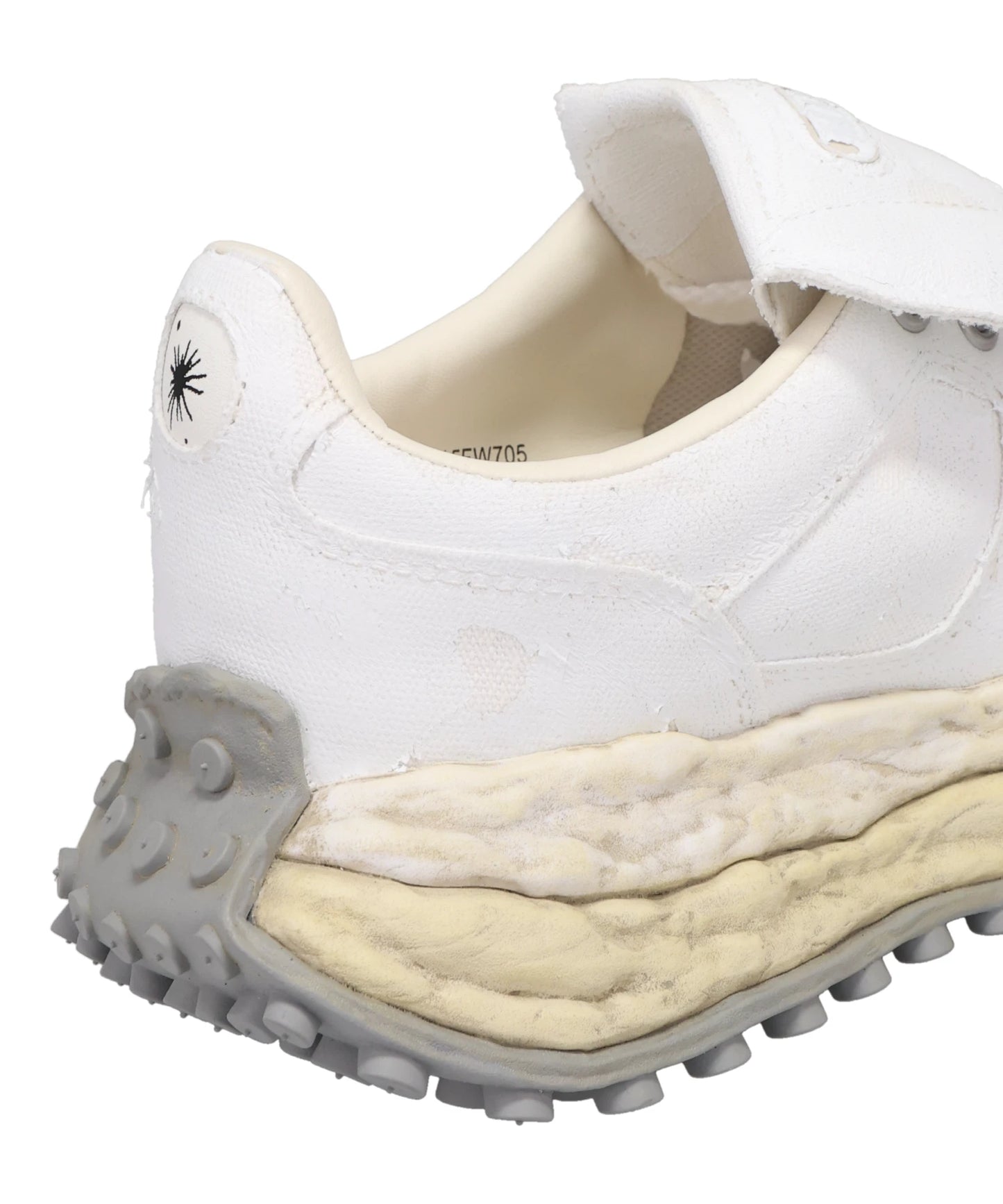 SCOTT/ORIGINAL SOLE TORN FILM ATTACHEDCANVAS LOW-TOP SNEAKER