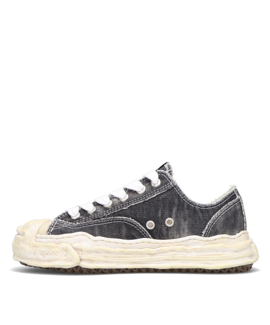 HANK/ORIGINAL SOLE BLEACHING AND WASHING TEXTILE LOW-TOP SNEAKER