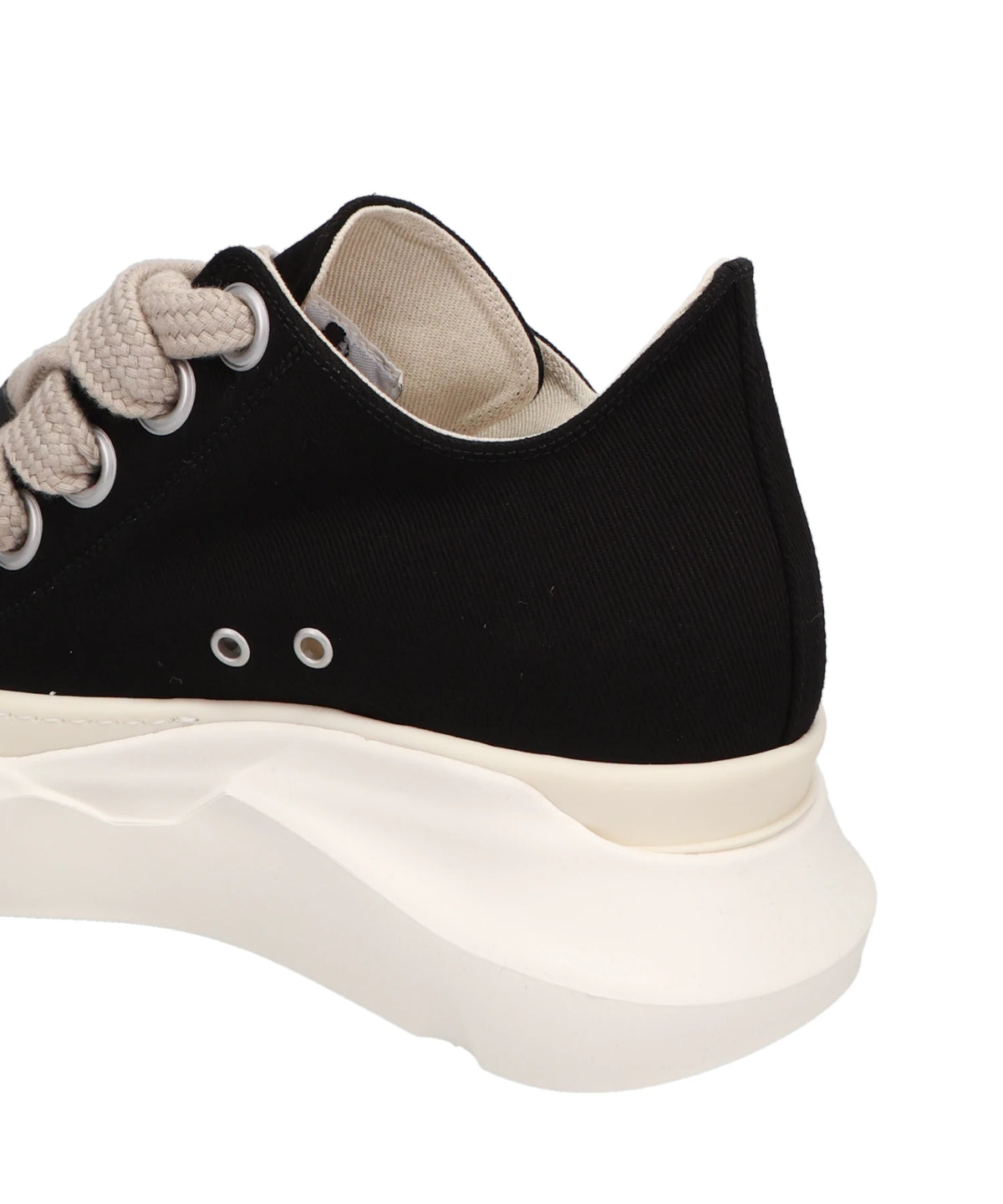 JUMBOLACE ABSTRACT LOW SNEAKS - BLACK/MILK/MILK