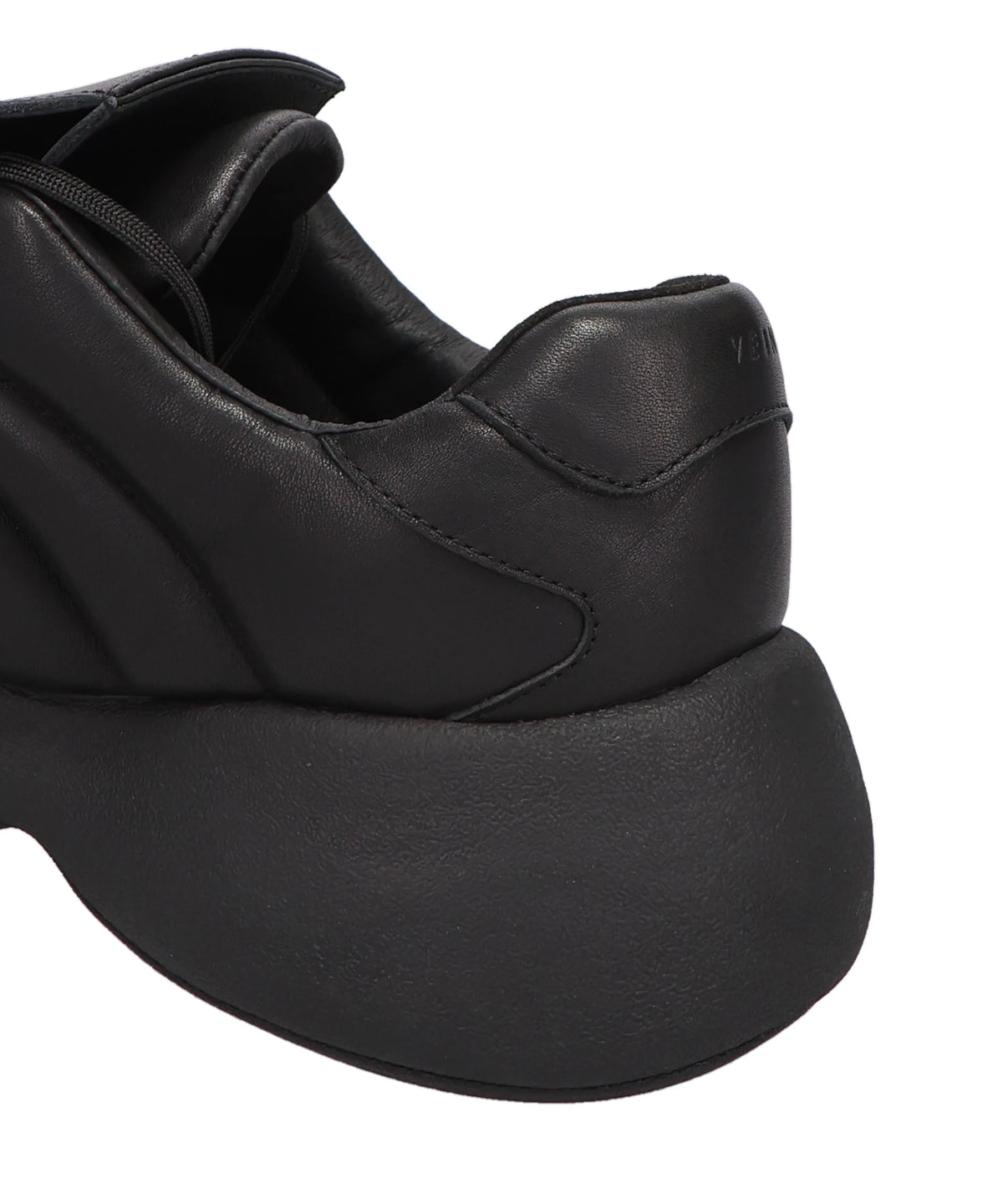 COW LEATHER PUFFER CLEAT TRAINER