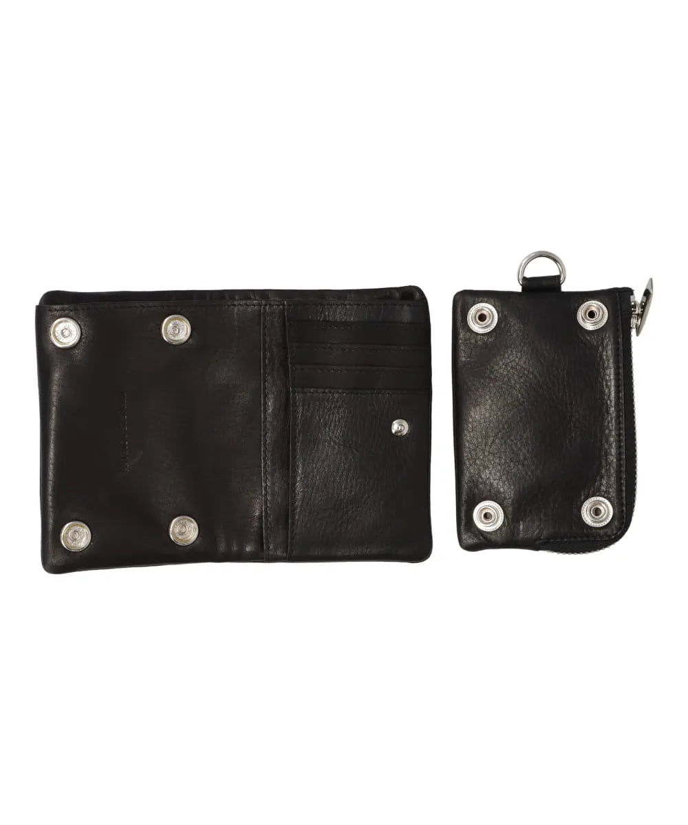 LEATHER MICRO WALLET “ALL-STUDS”2