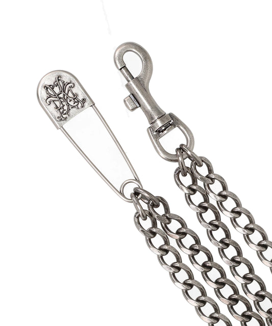 "KMY" DOUBLE WALLET CHAIN
