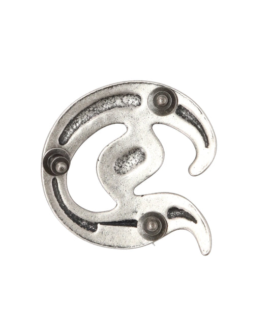 “D” METAL PIN BADGE