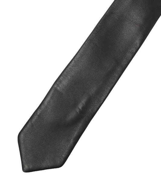 LEATHER NECK TIE