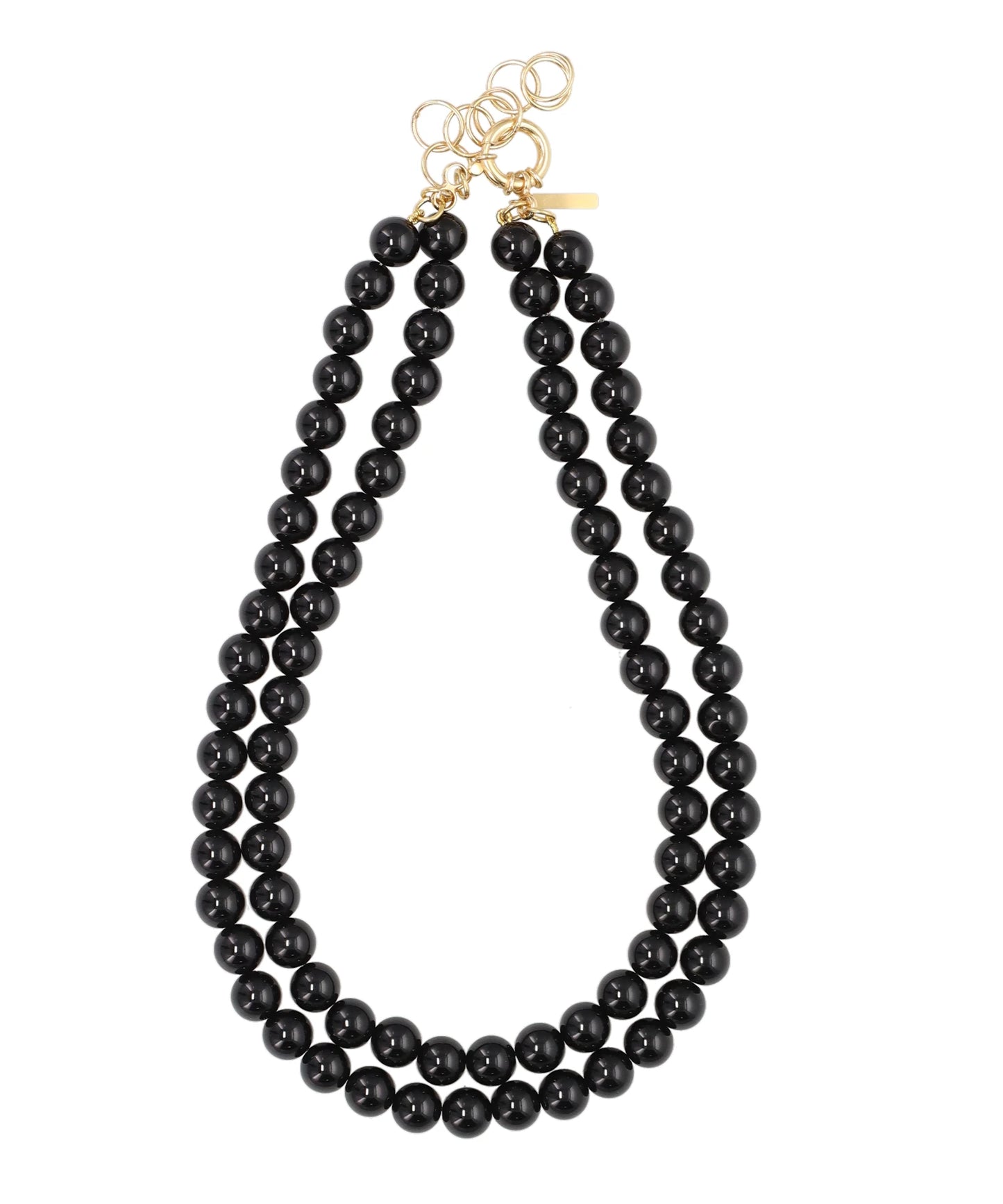 ERNEST W.BAKER(アーネストダブルベイカー) BLACK AGATE PEARL NECKLACE JW65N-SIL08