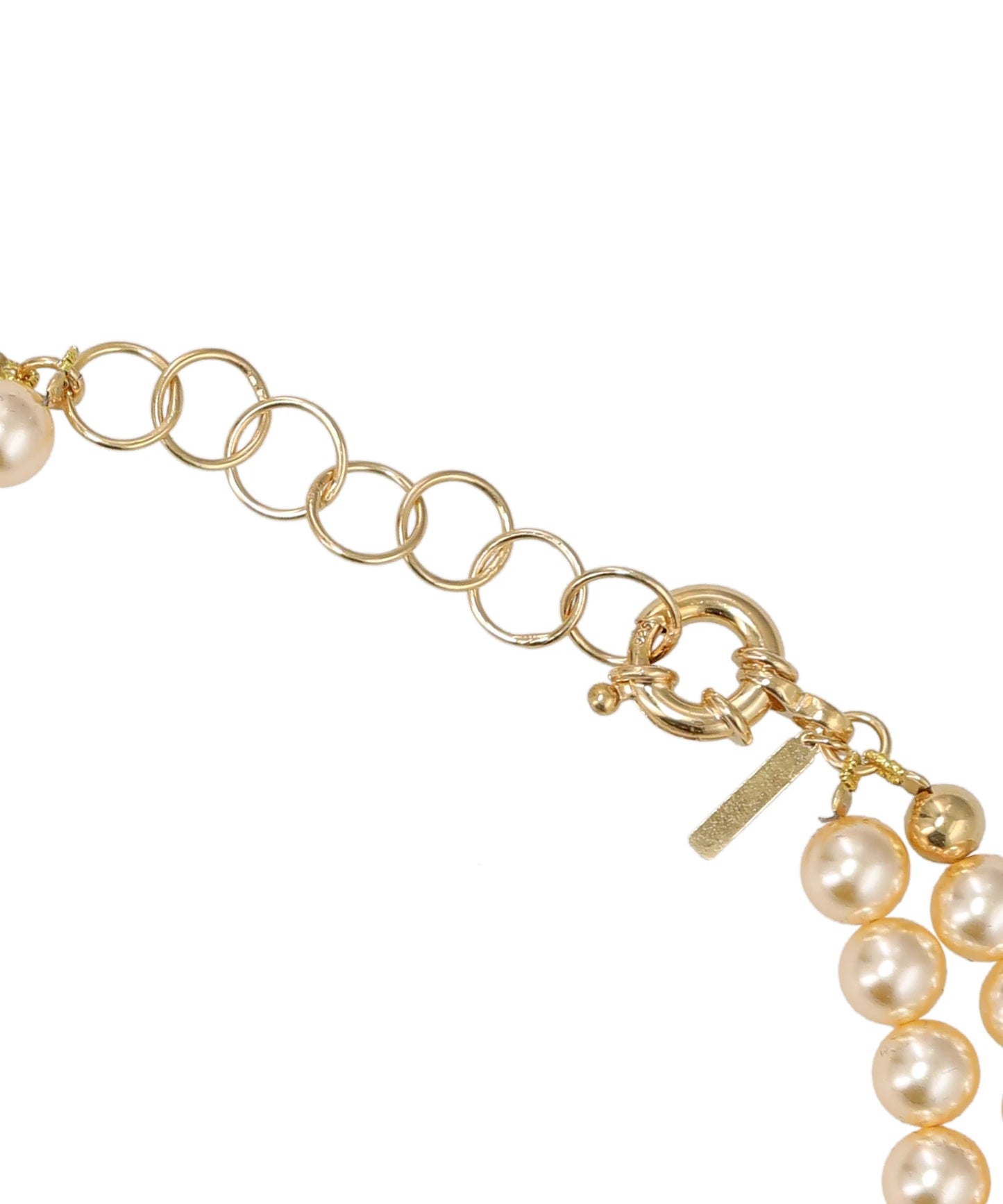 GOLD PEARL NECKLACE