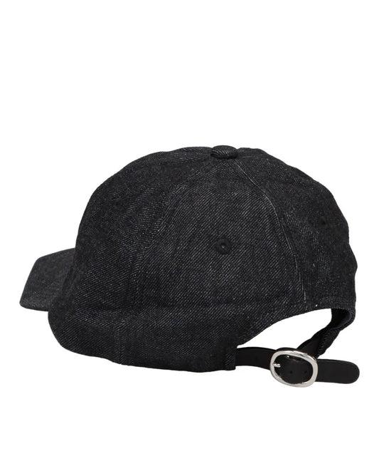 RECYCLED DENIM PENTAGON VISOR 6PANEL CAP
