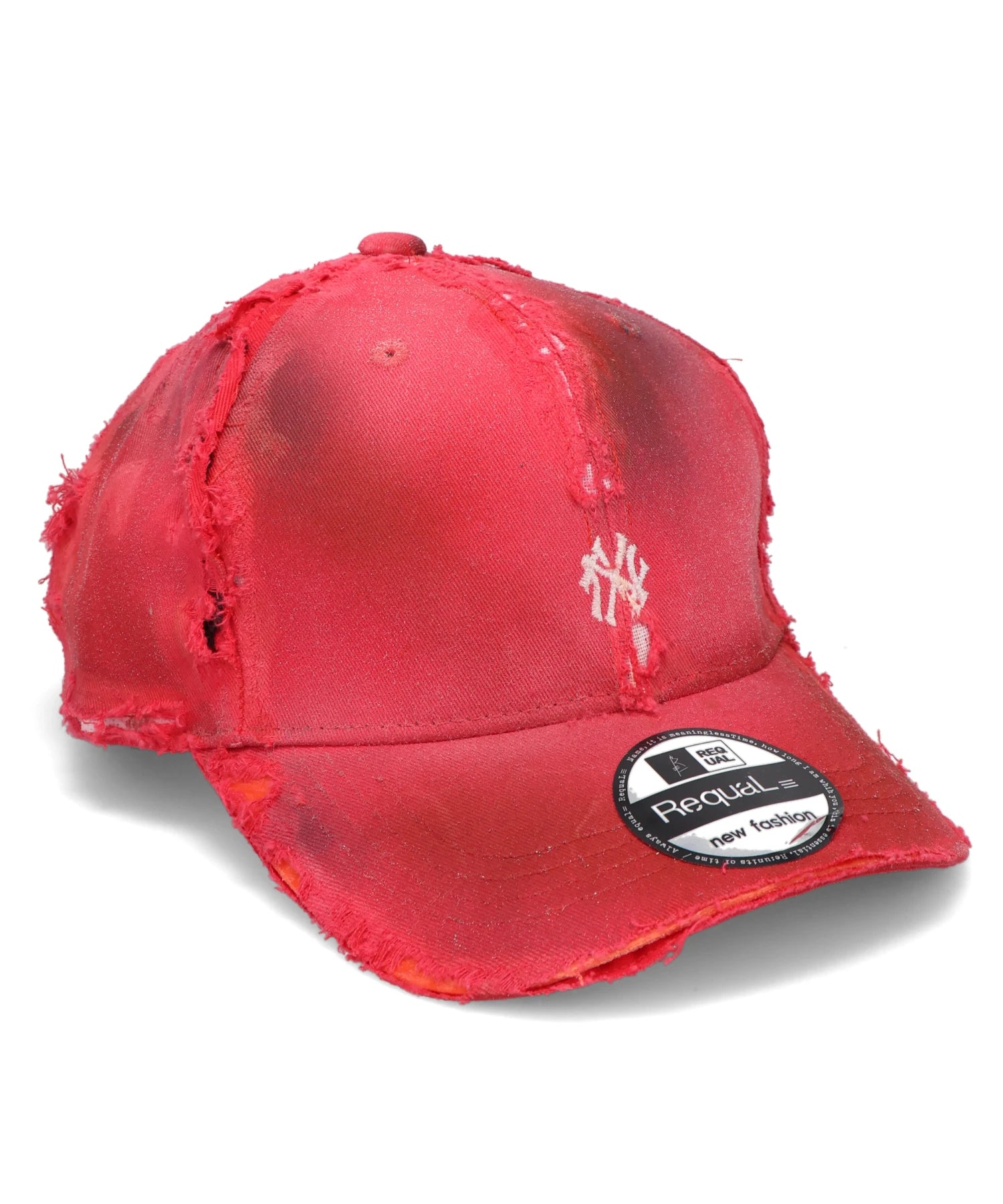 RequaL≡(リコール) 2026AW DAMEGE CAP WITH YANKEES RQ26SS-MW-CAP