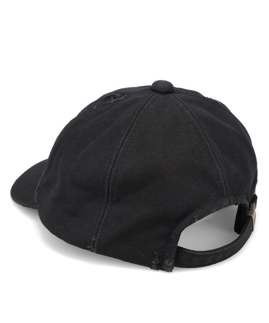 “KAMIYA” UPSIDE-DOWN DISTRESSED CAP