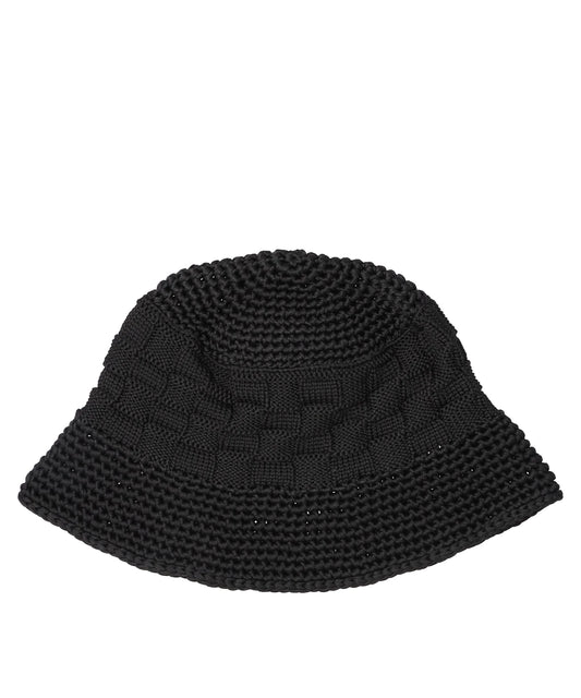 POLY KNIT BUCKET HAT (CHECKERBOAD)