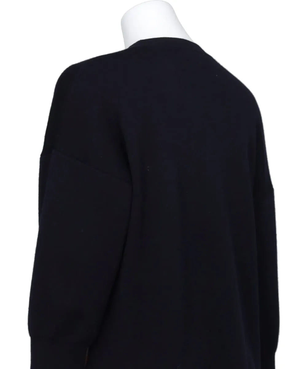 CASH FEEL LAYERED KNIT PULLOVER