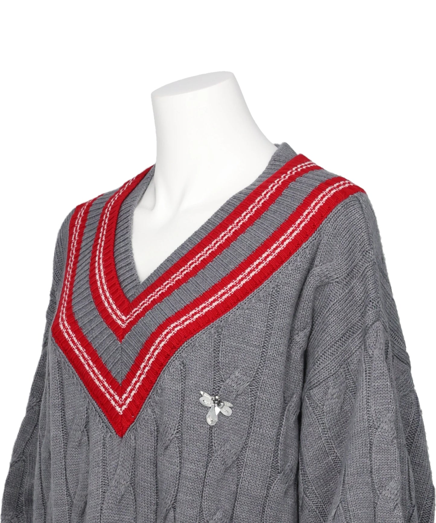 BEADED BUMBLE BEE SCHOOL KNIT