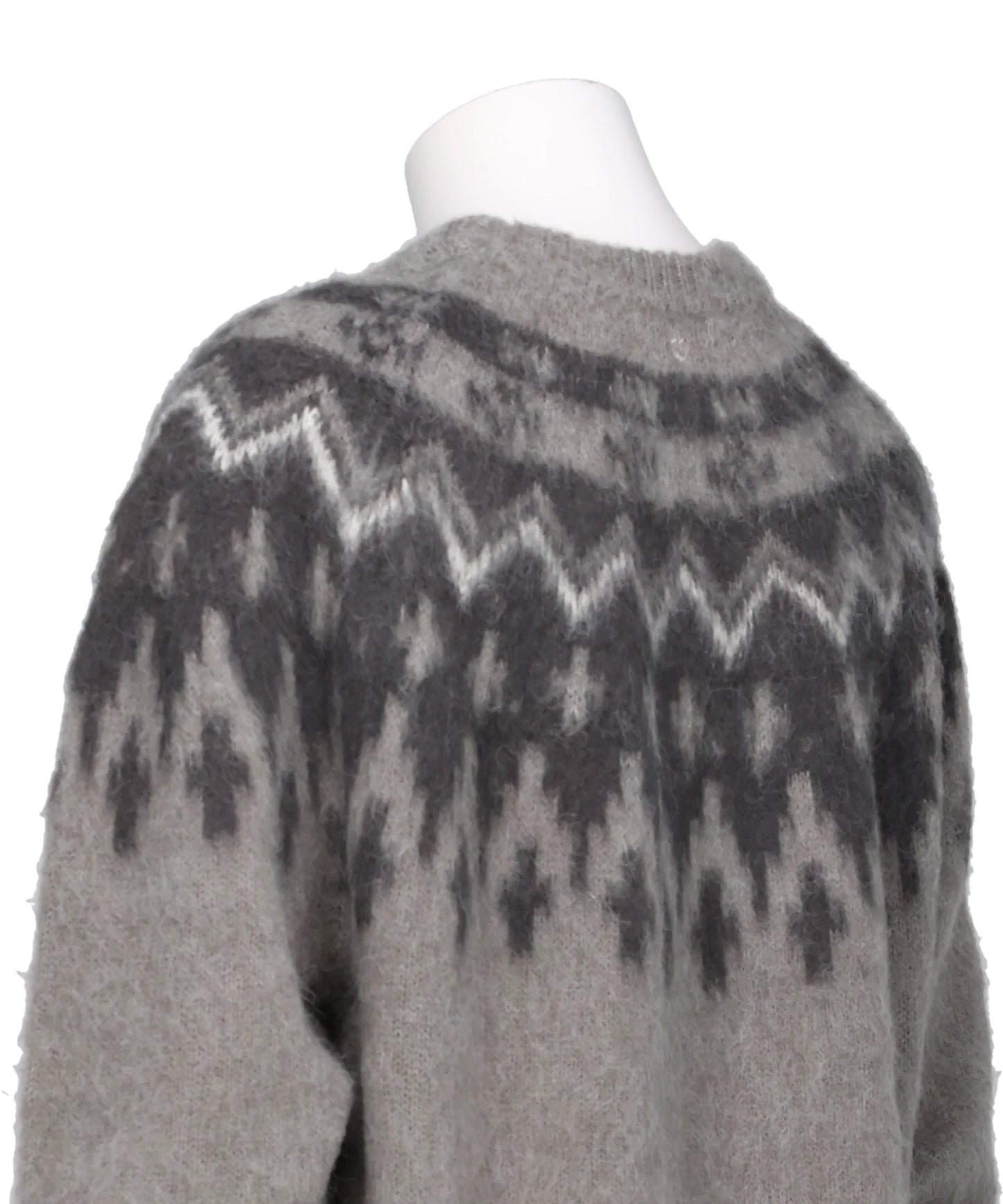 HEART NORDIC PULLOVER KNIT