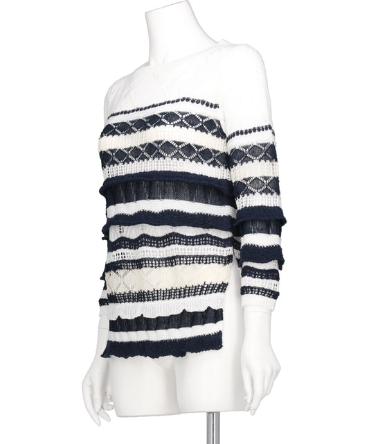 CRAZY KNIT BASQUE