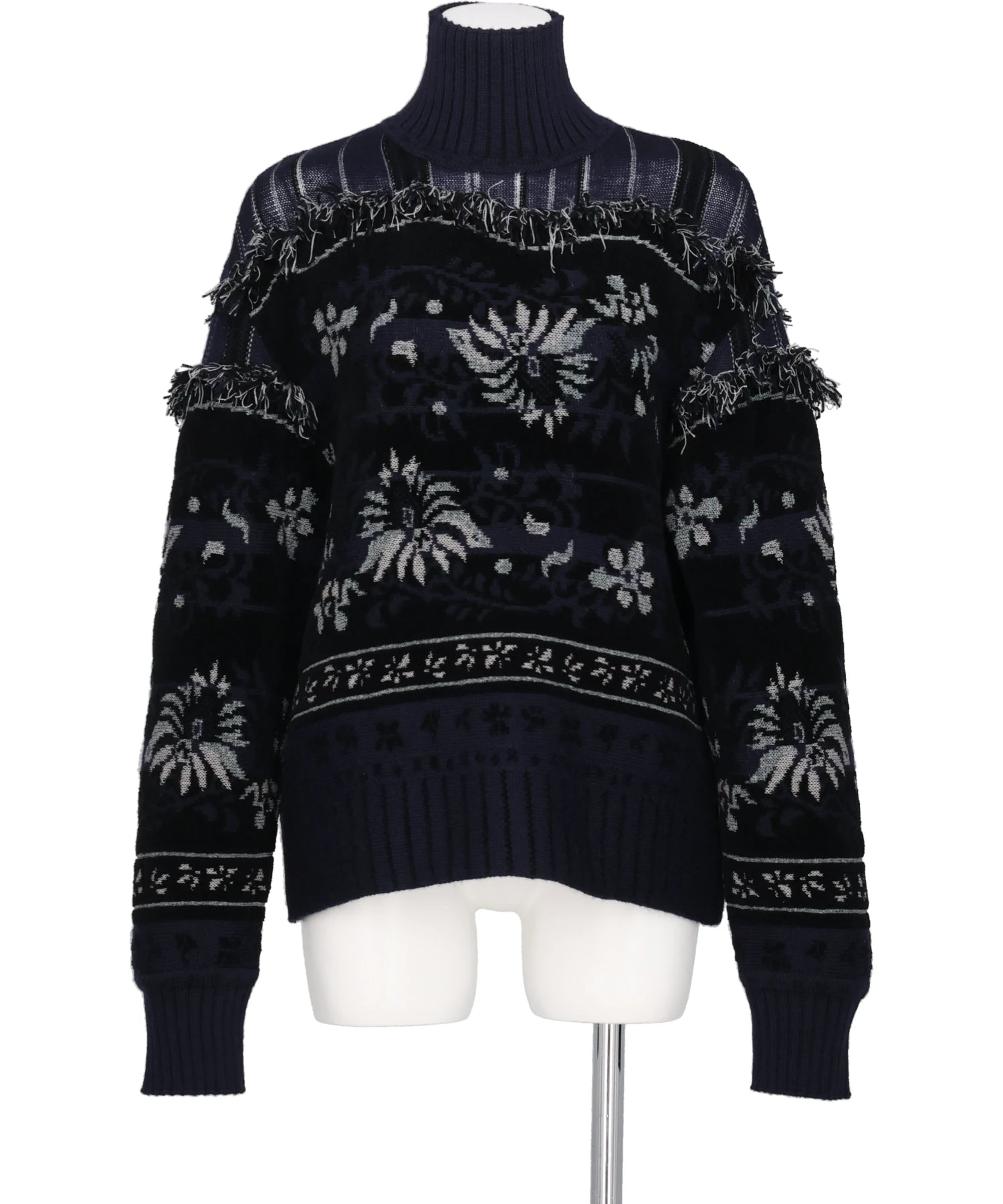 Mame Kurogouchi(マメクロゴウチ) 2026AW FLORAL ARABESQUE HIGH NECK