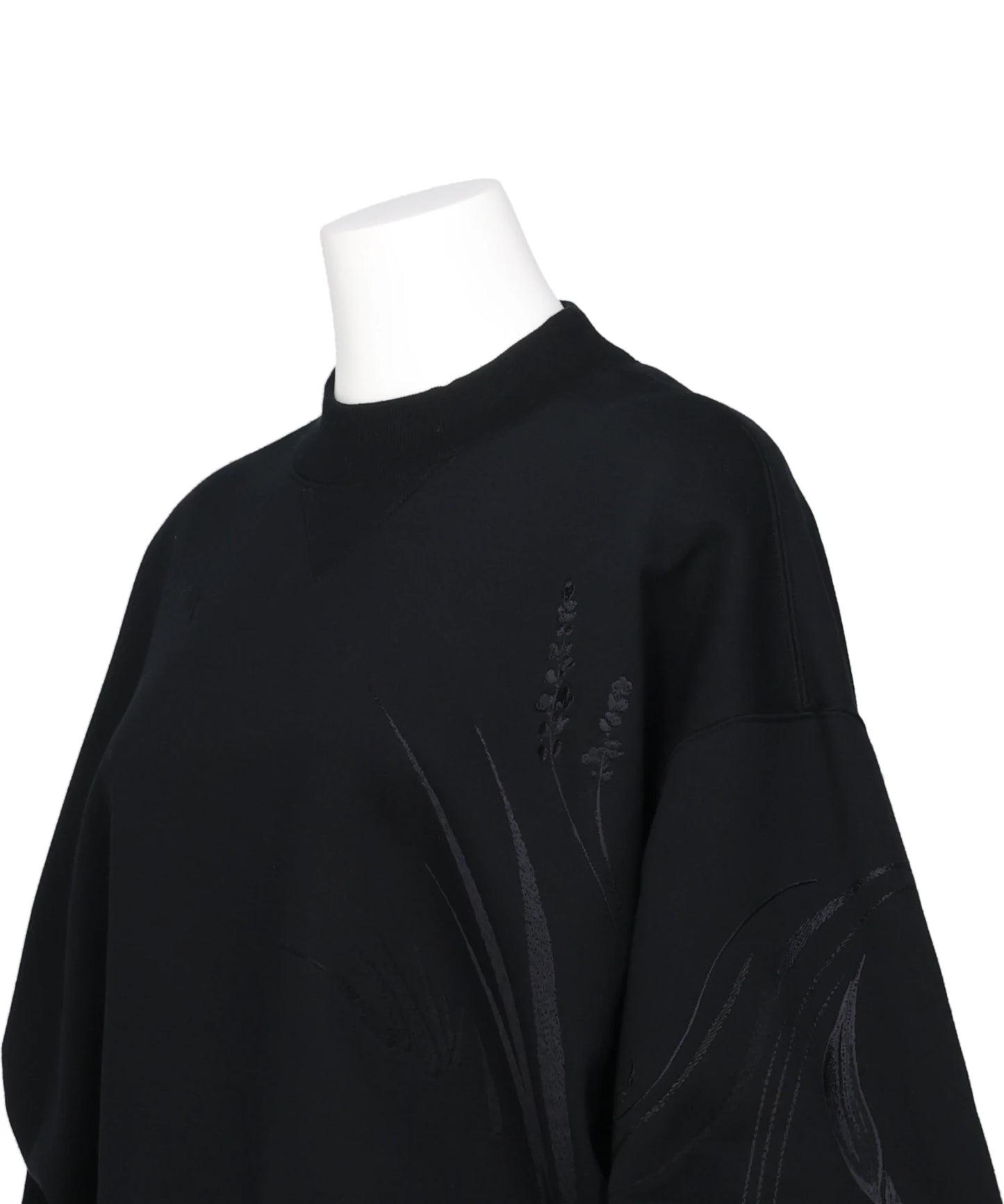 FLORAL MOTIF EMBROIDERED SWEATSHIRTS