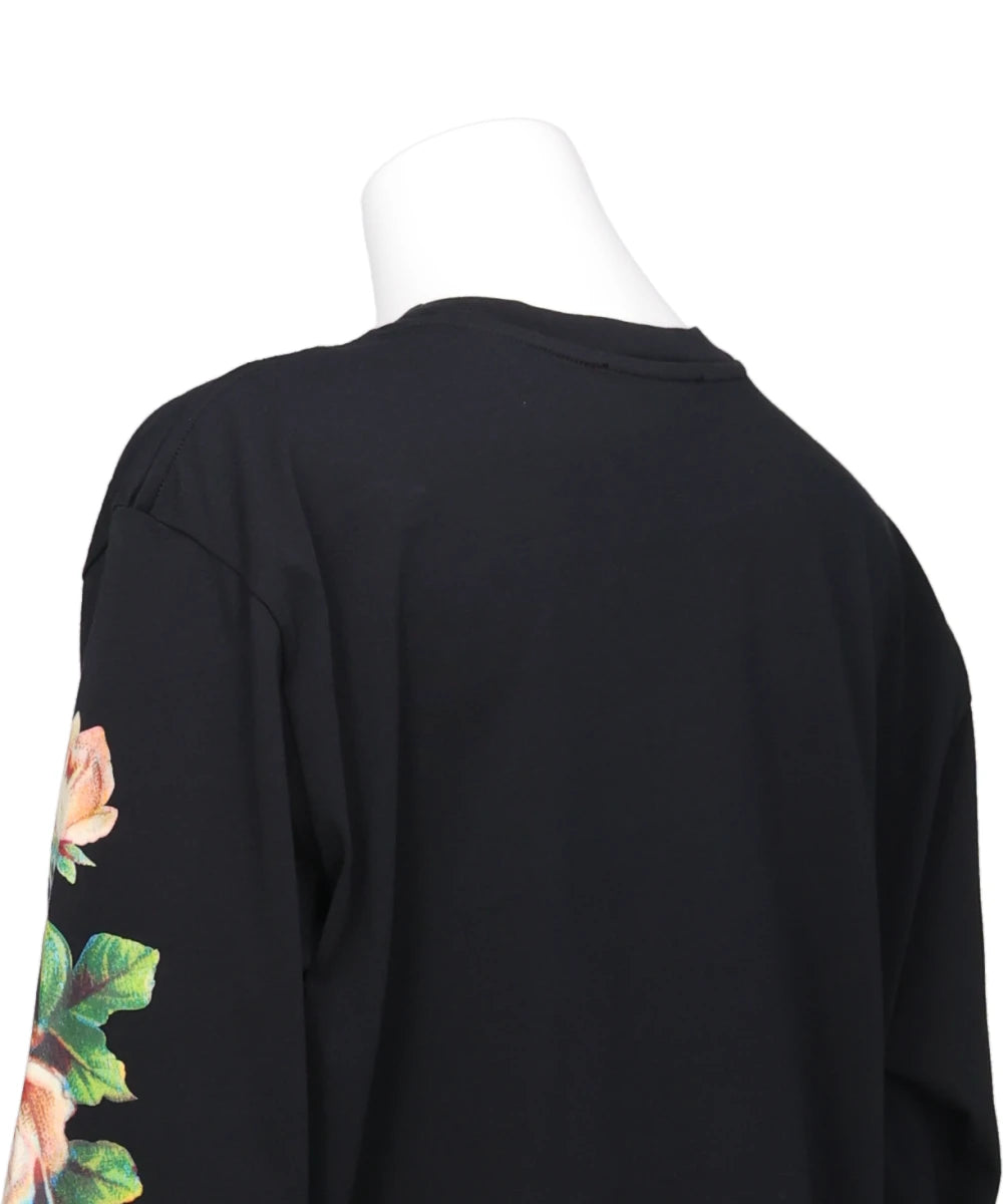 ROSE BANQUET PRINT LONG SLEEVE T-SHIRT