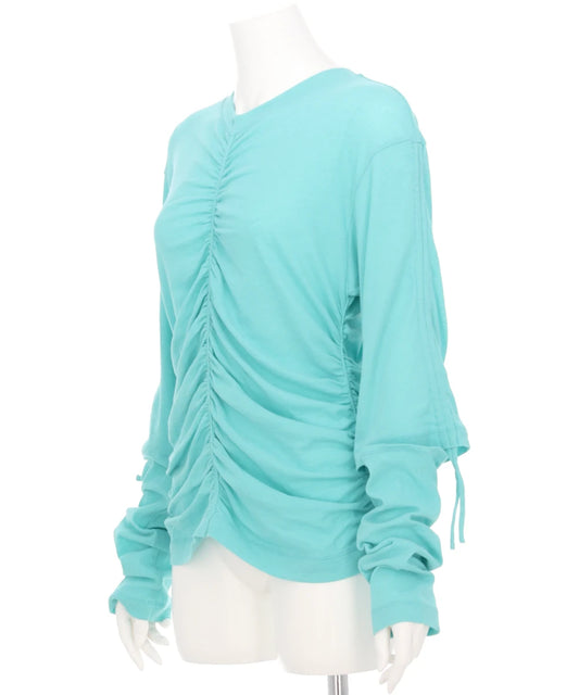 SHIRRIING LAYERED T-SHIRT