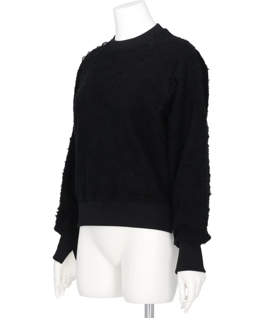 PILE JAQUARED PULLOVER