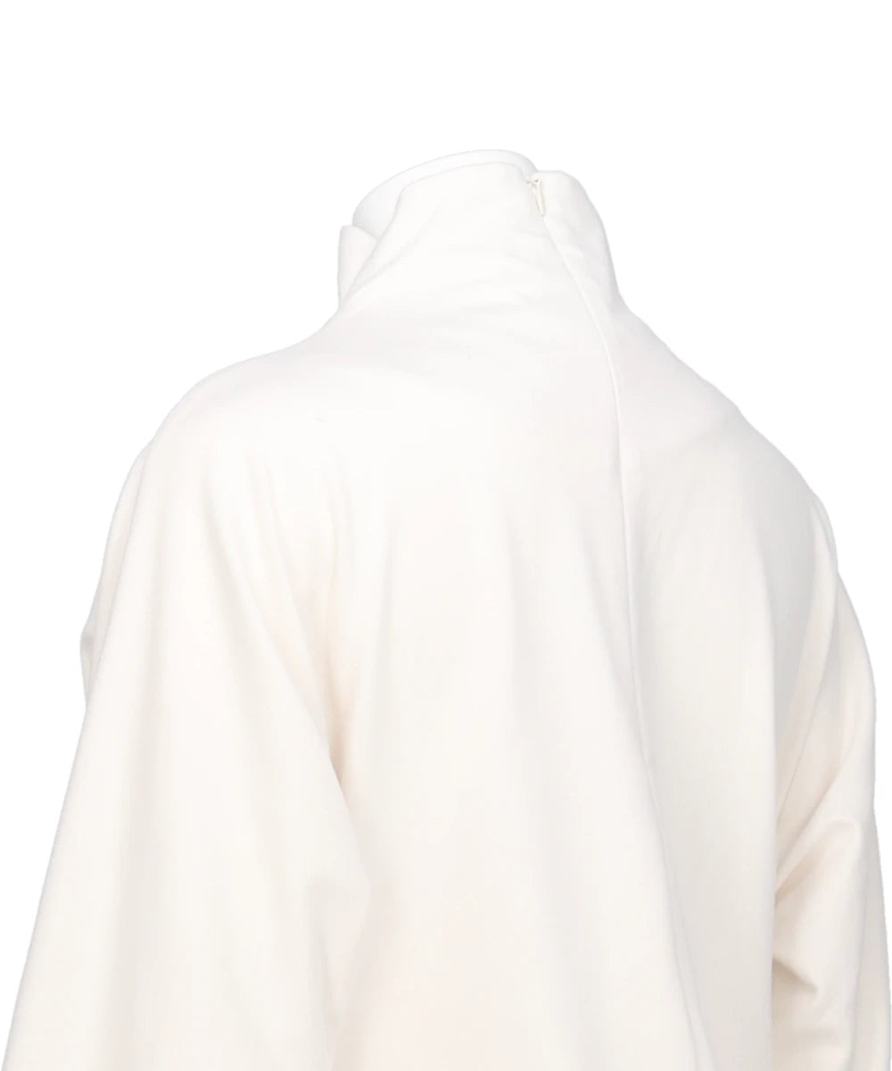 ORGANIC COTTON JERSEY SUEDE FINISH DOLMAN TOP