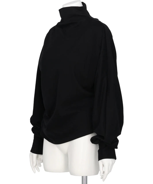 ORGANIC COTTON JERSEY SUEDE FINISH DOLMAN TOP