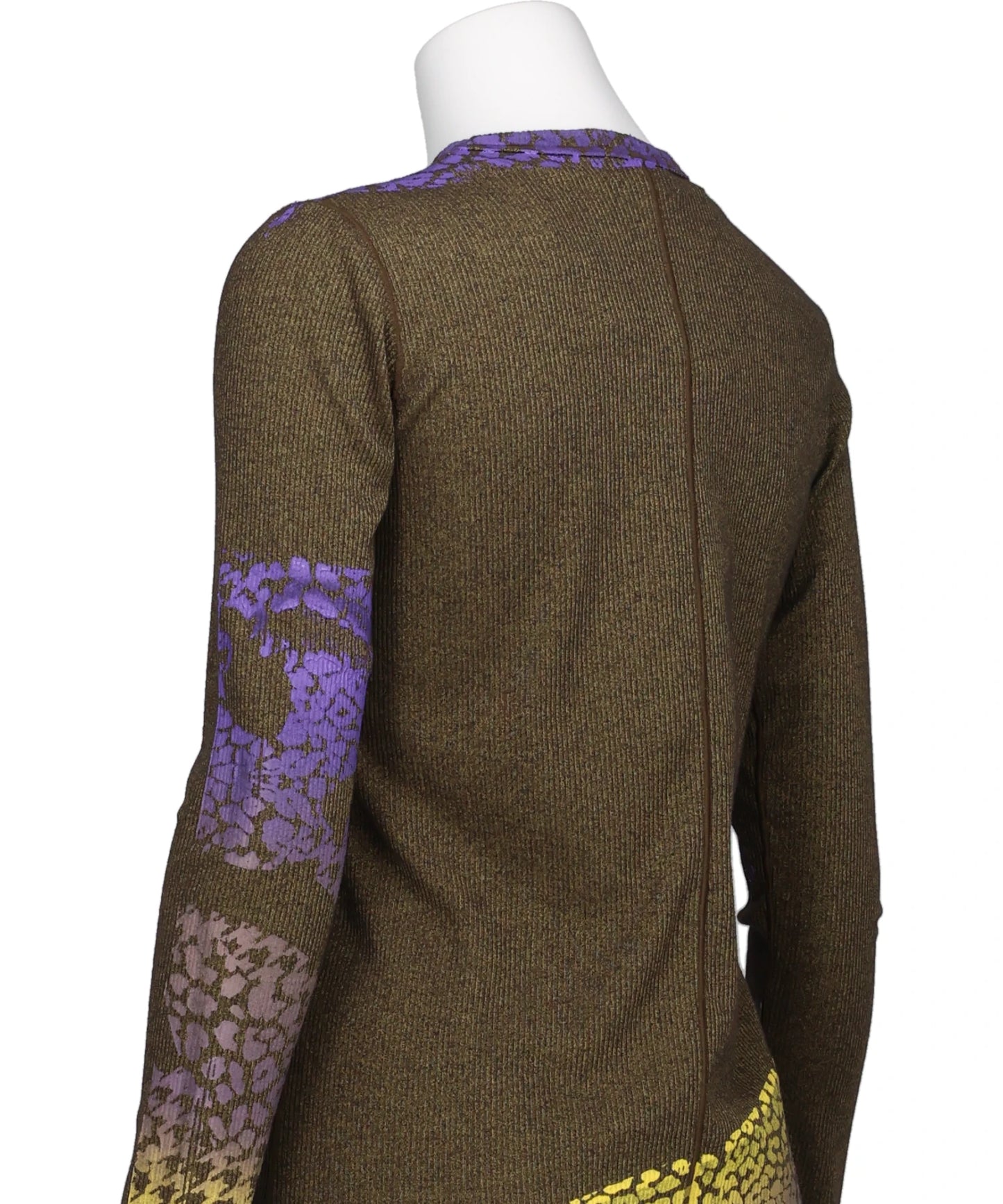 LONG SLEEVE TEE - PURPLE BROWN