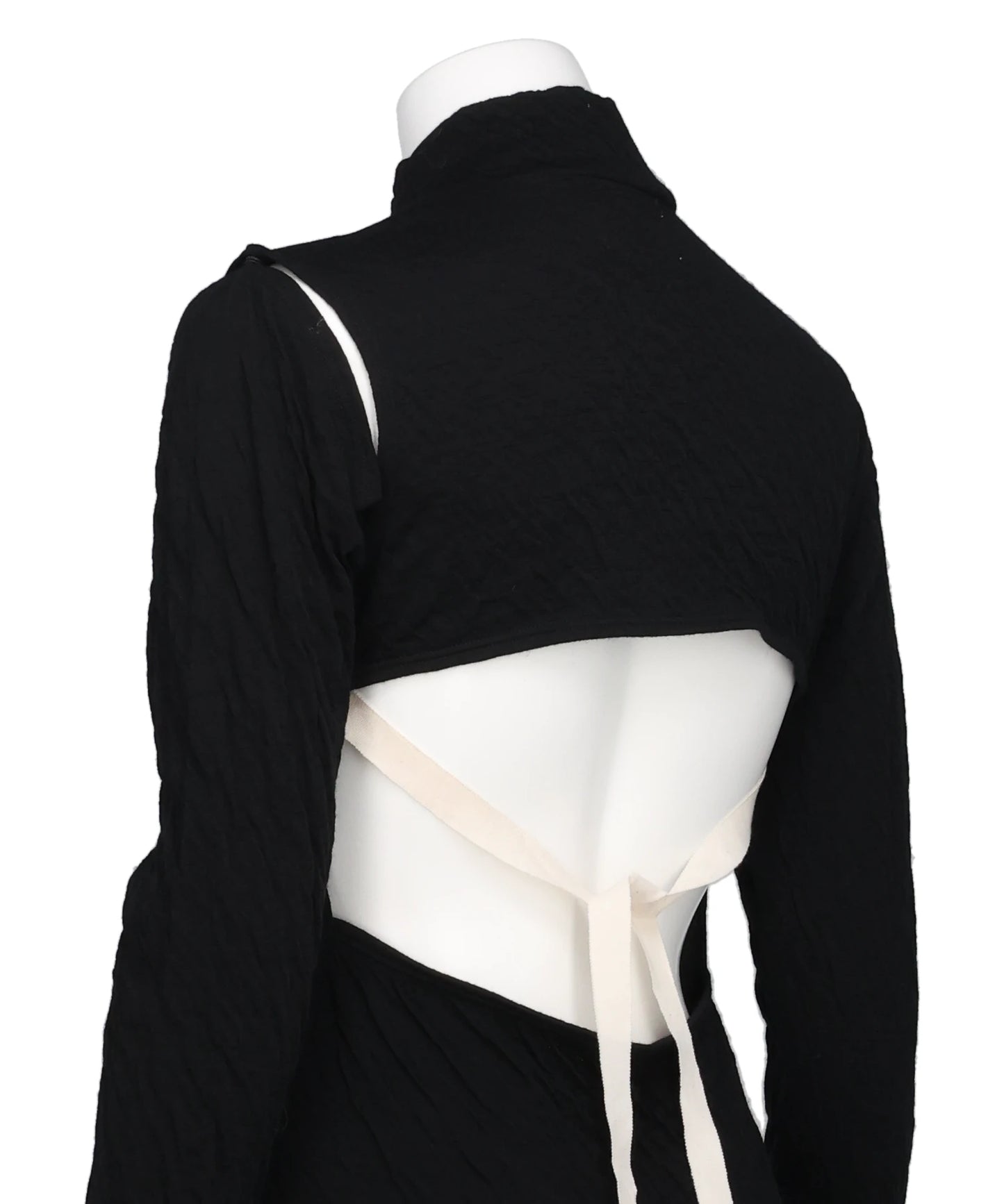 HIGH-NECK JERSEY TOP