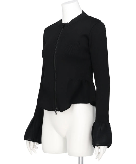 W ZIPPER GYNOID KNIT