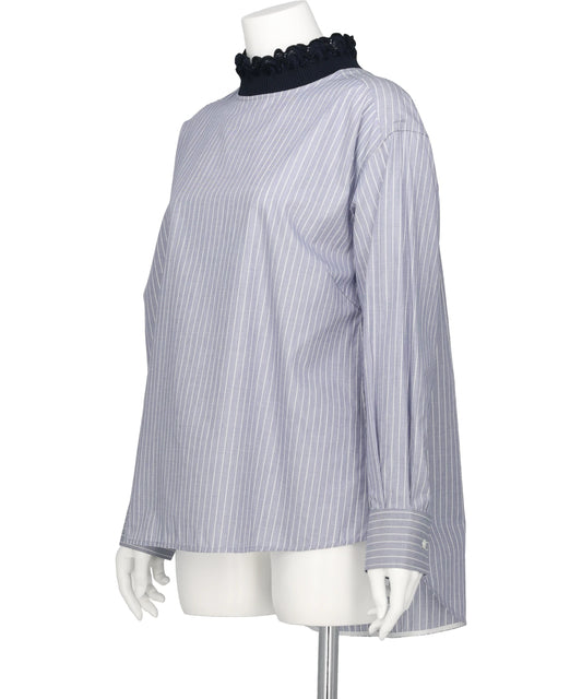 SCALLOP FRAME PULLOVER