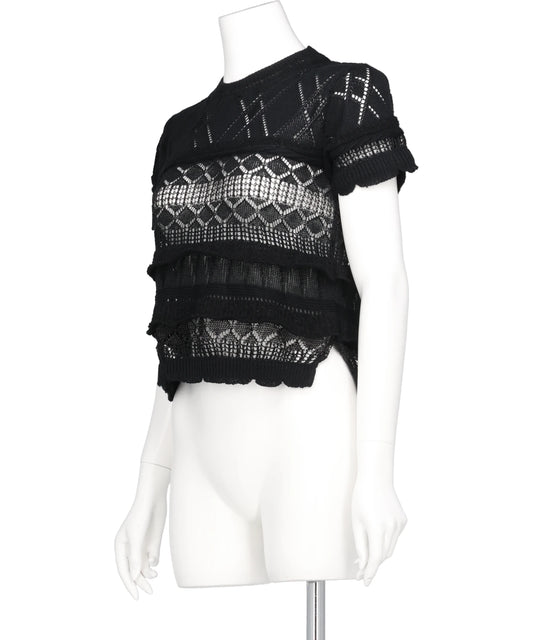 CRAZY SHORT KNIT BASQUE