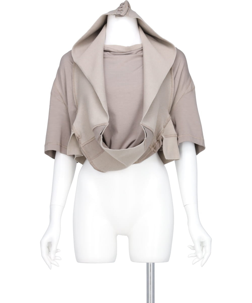 トップス mukcyen deformed hooded t-shirt mukcyen(ムッシャン) DEFORMED HOODED T-SHIRT – MIDWEST ONLINE