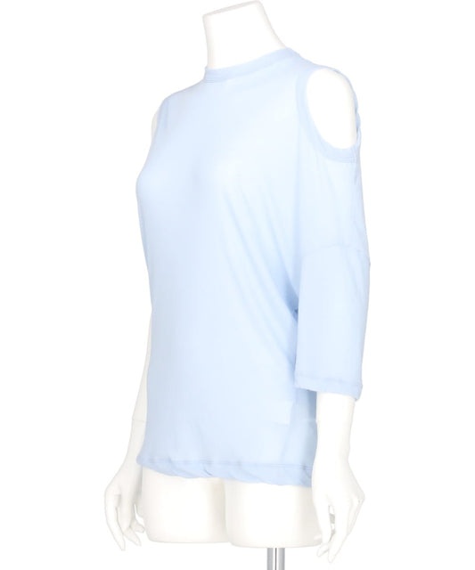 SHEF OPEN SHOULDER T-SHIRT