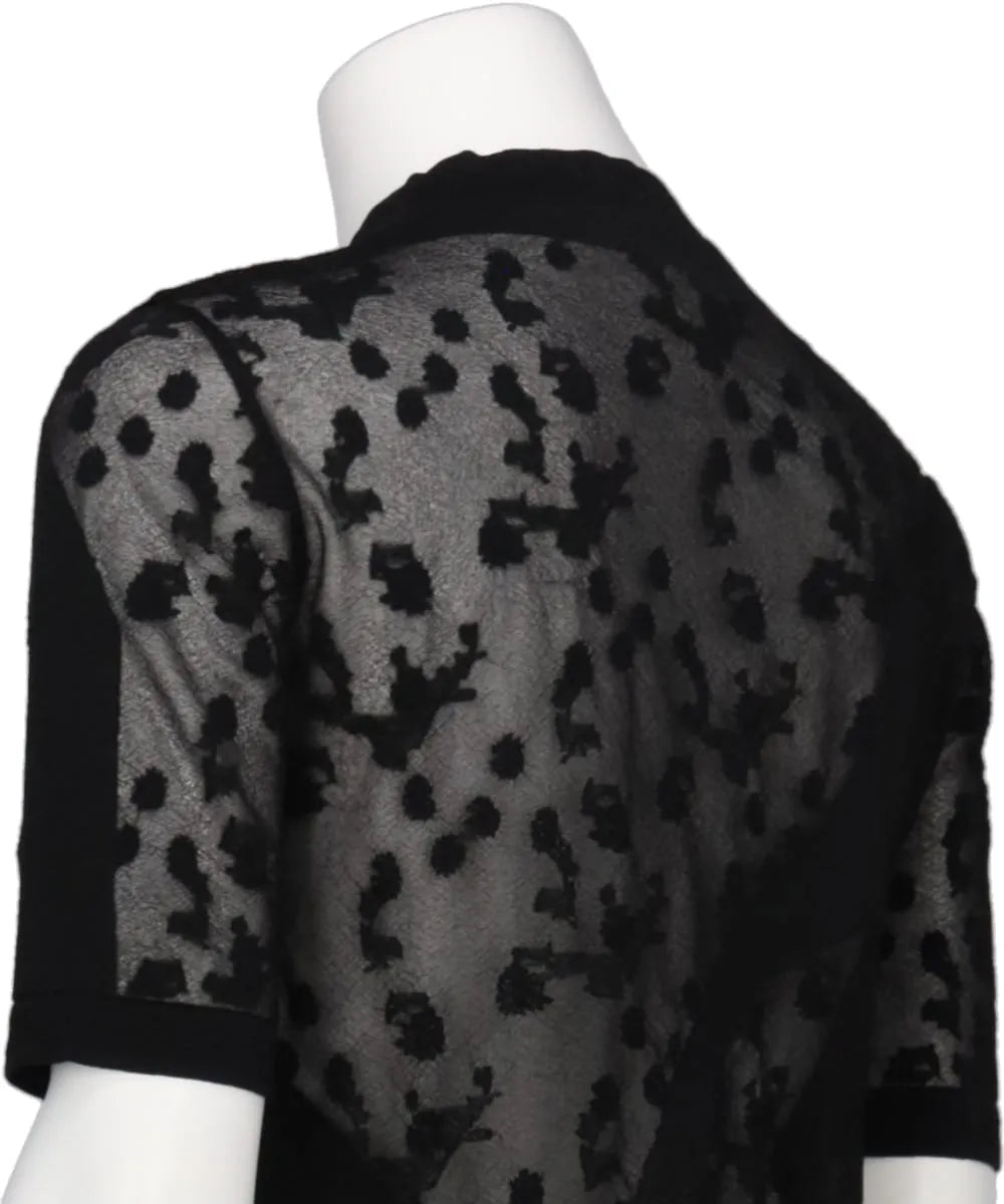 KNITTED CREW NECK TOP