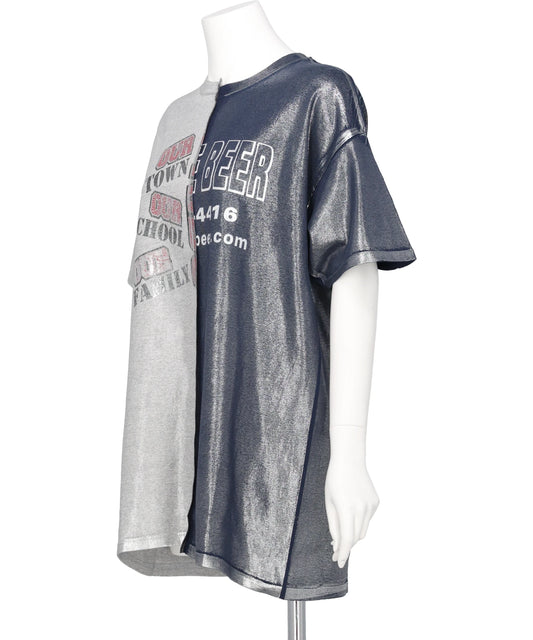 HALF FOIL LOGO TEE