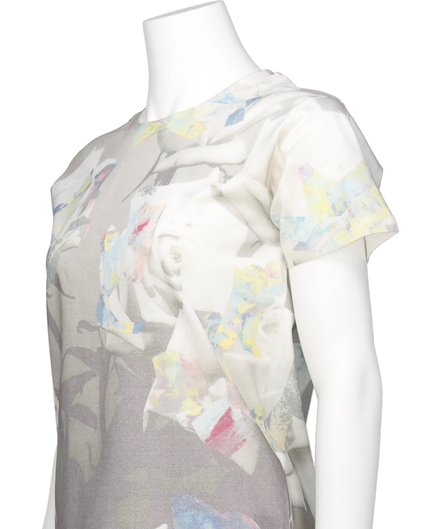 MONOCHROME PRINT ROSE T-B