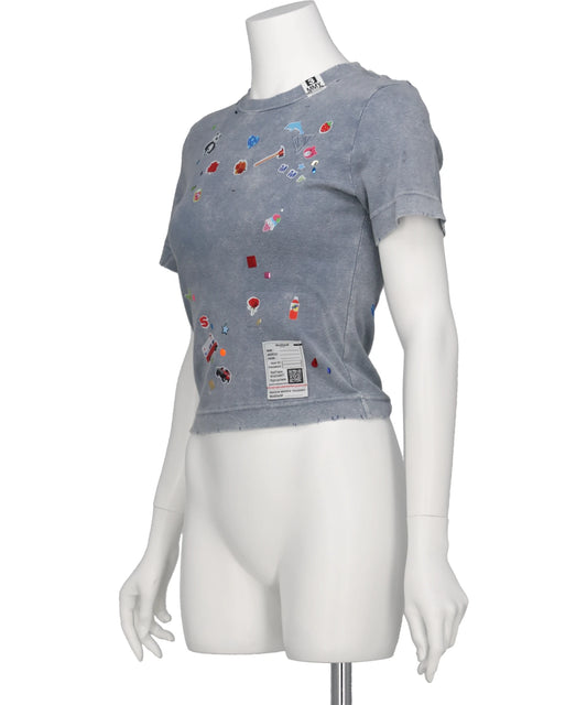 BLEACHED KIDS STICKER MINI TEE