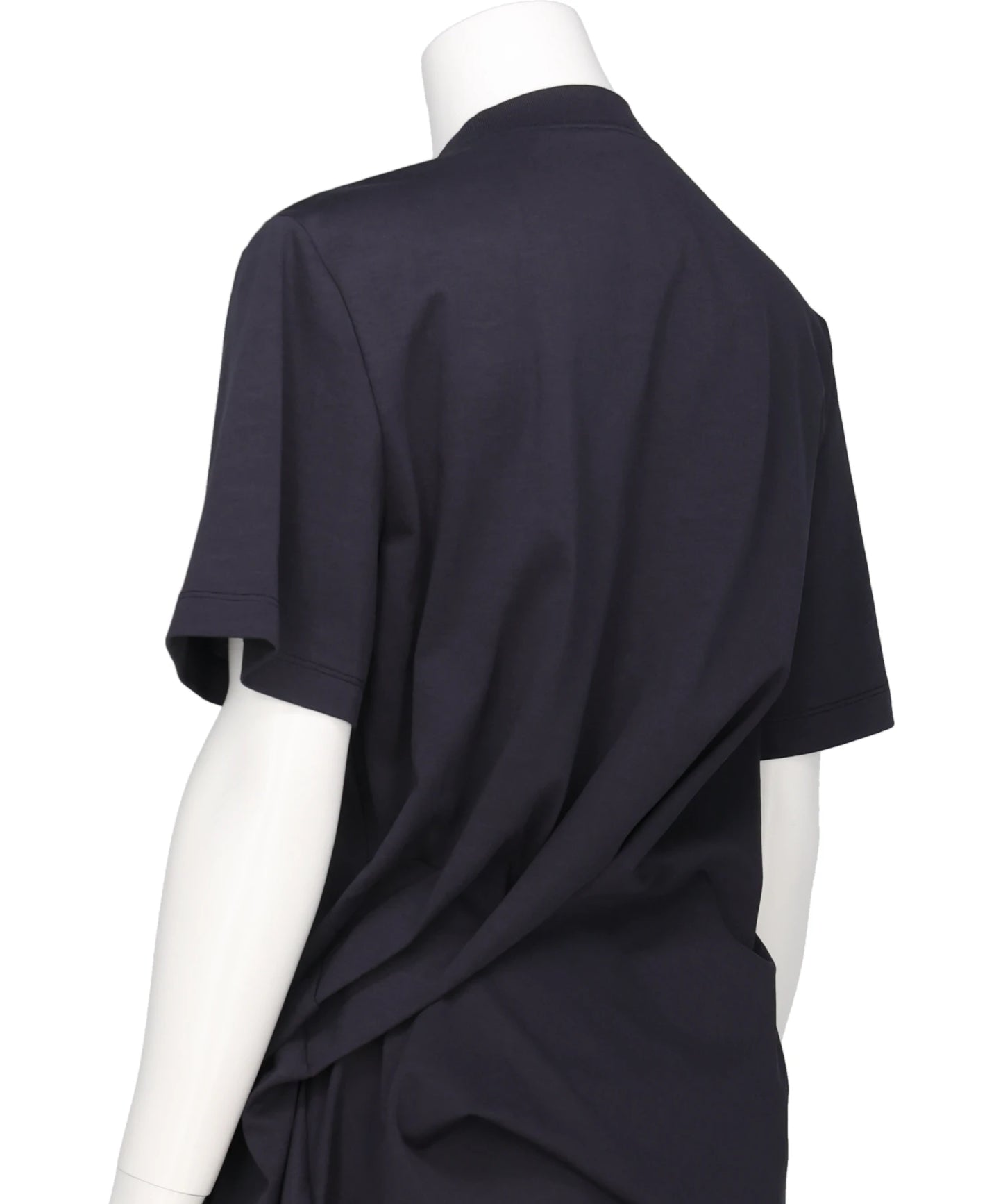 COTTON JERSEY ASYMMETRIC T-SHIRT