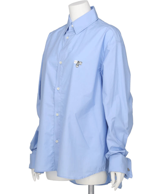 BEADED BUMBLE BEE DRESS SHIRT