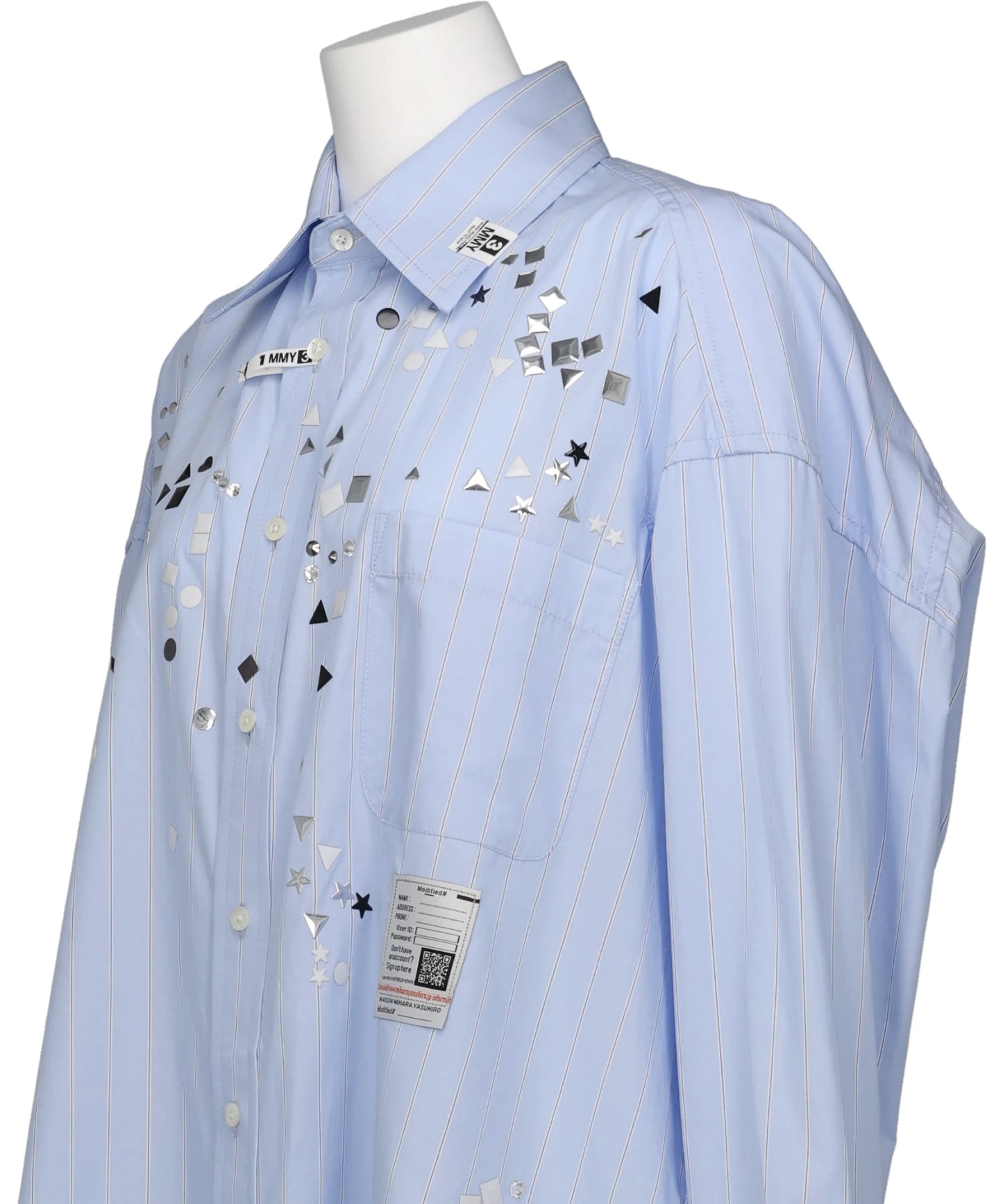 EMBELLISHED STRIPE SHIRTS