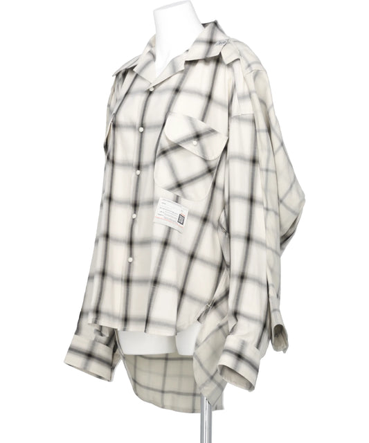 W SLEEVE CHECK SHIRTS