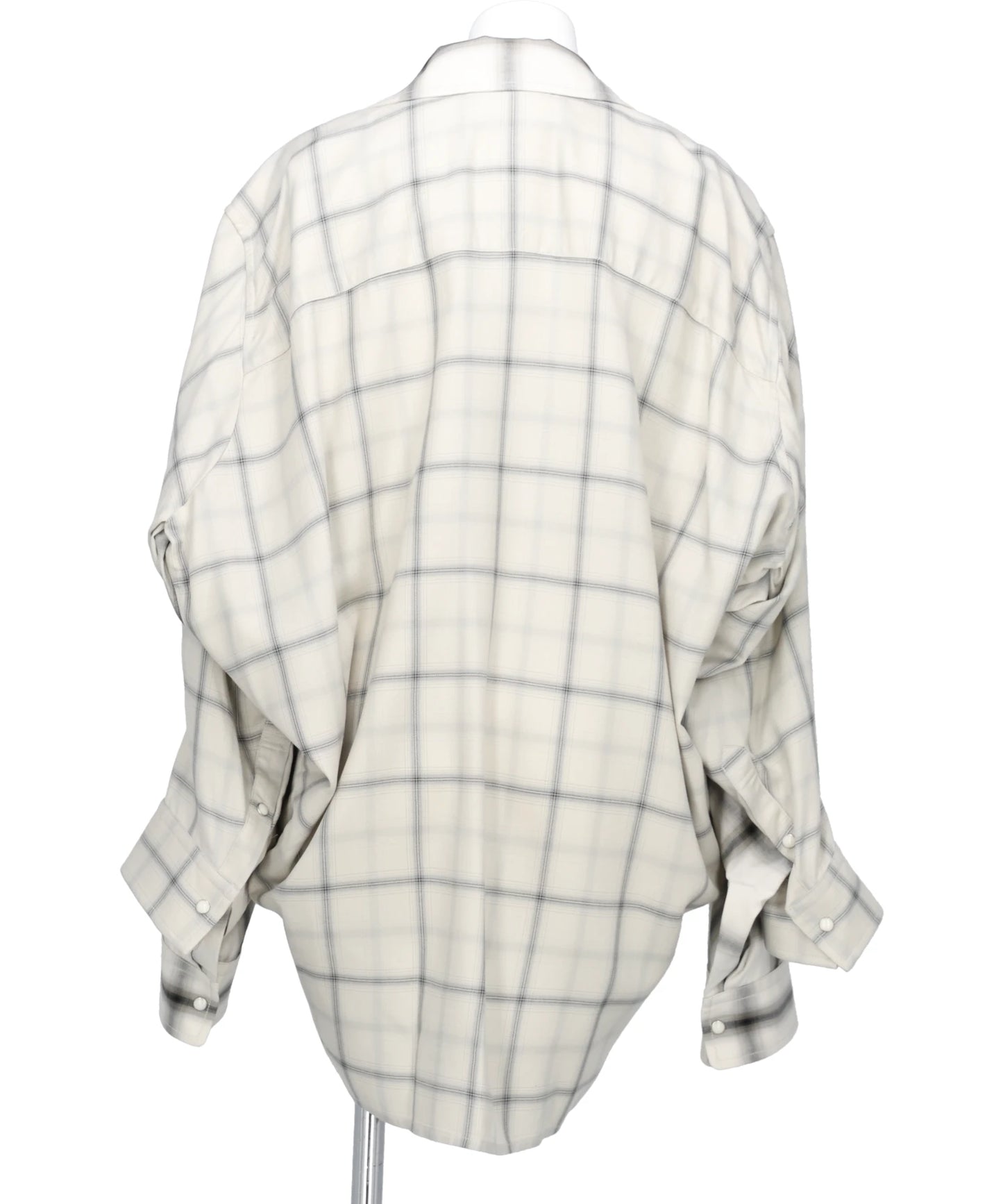 W SLEEVE CHECK SHIRTS