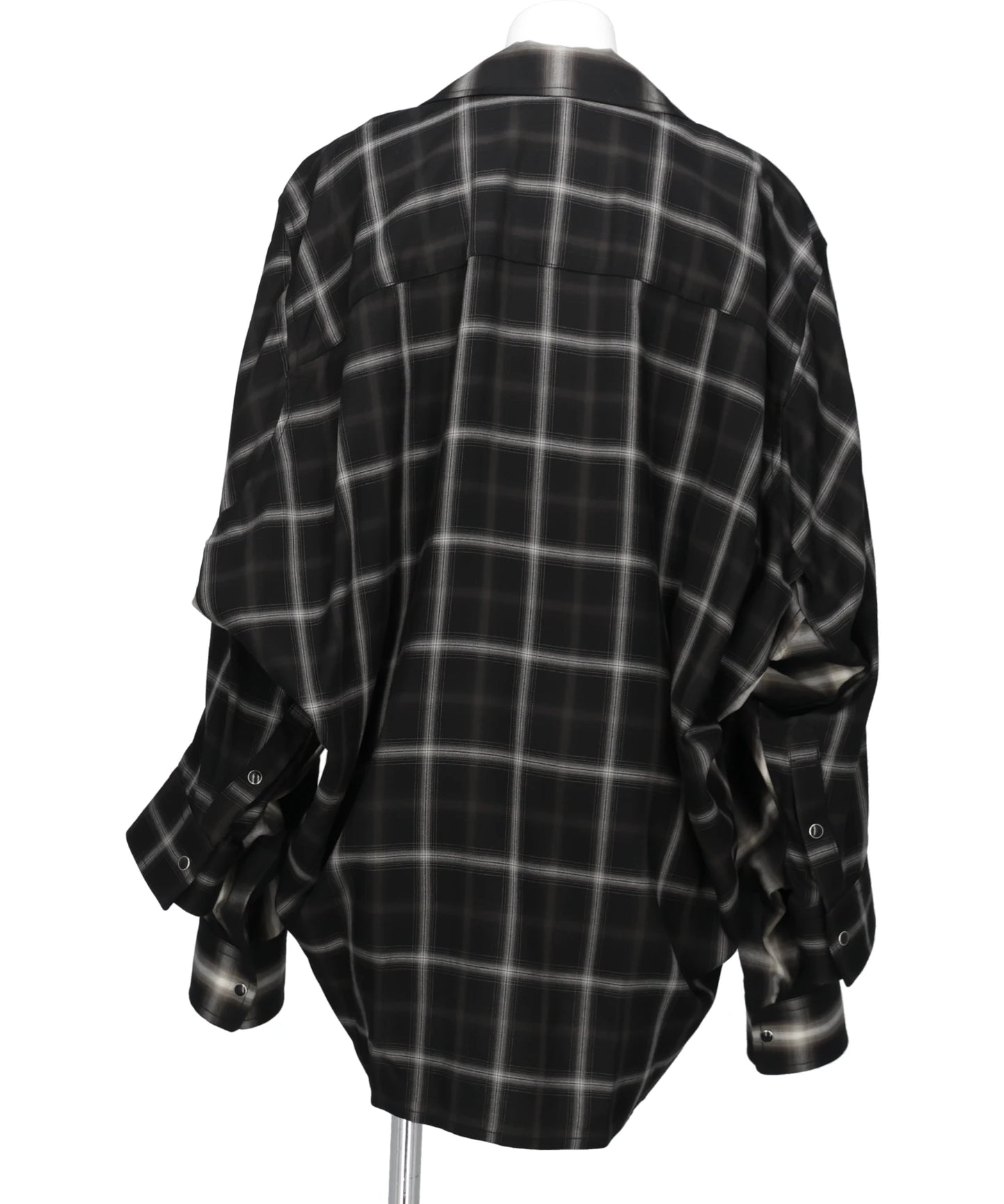 W SLEEVE CHECK SHIRTS