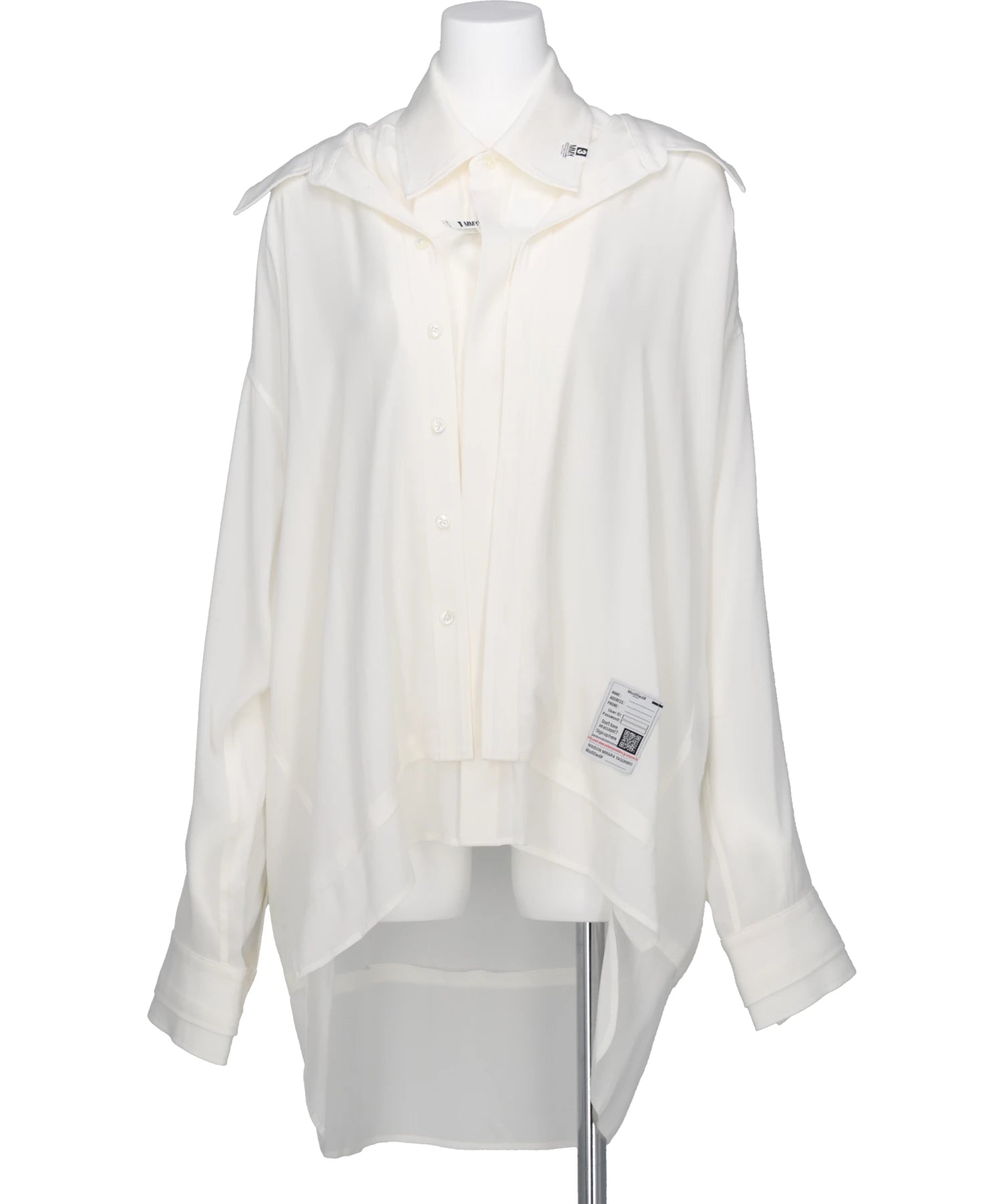 Maison MIHARA YASUHIRO(メゾンミハラヤスヒロ) DOUBLE LAYERED SHIRT