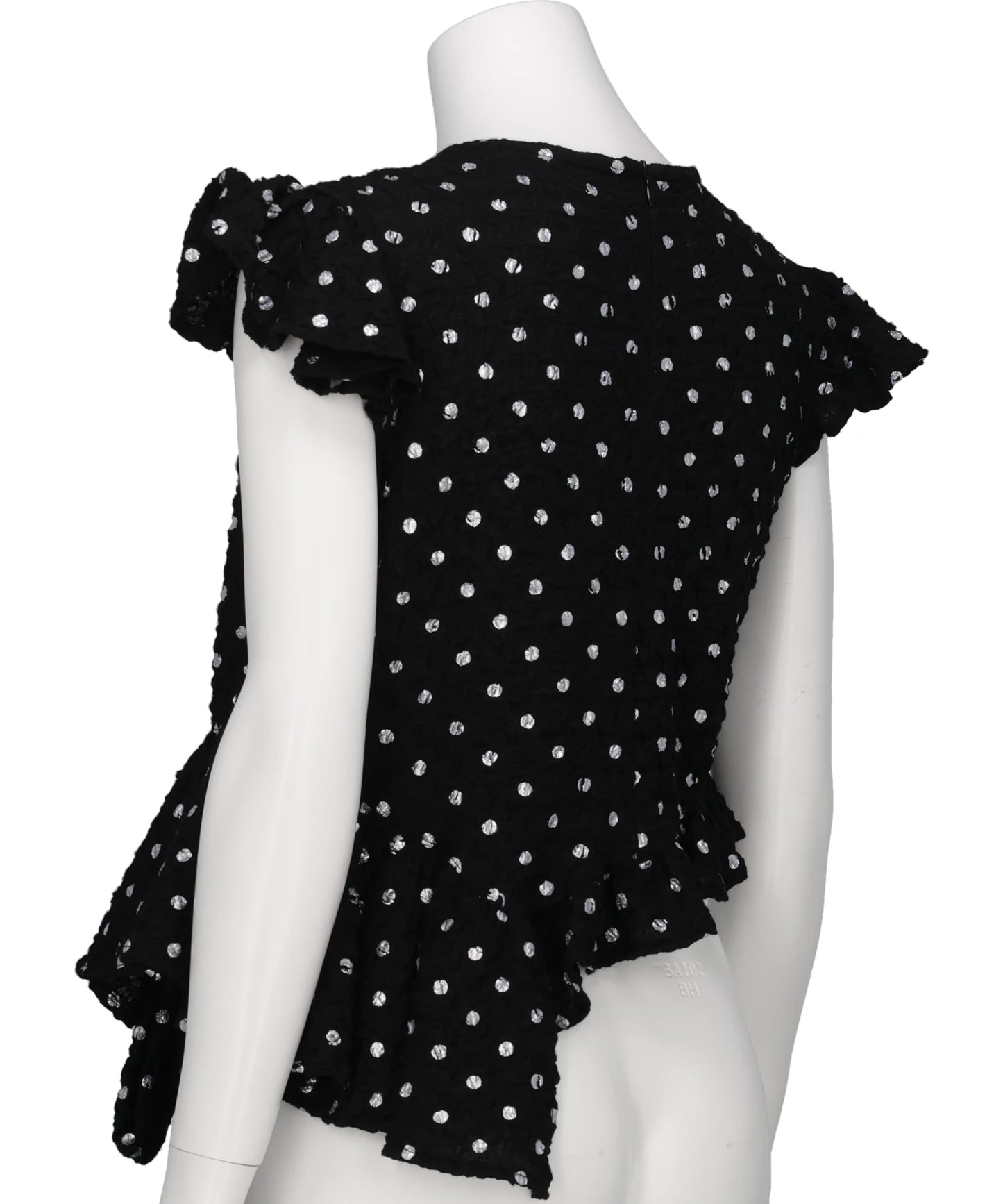 POLKA DOT PRINT FRILLED TOPS