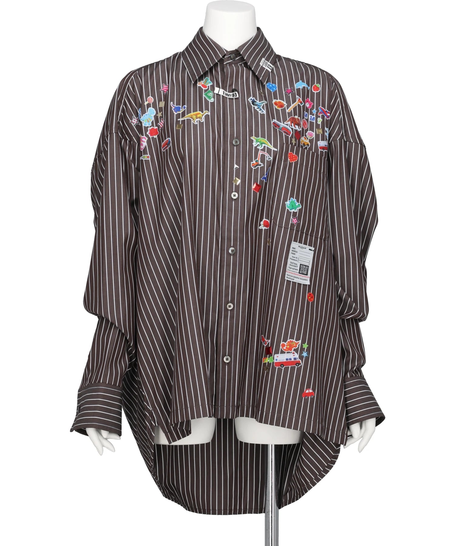 Maison MIHARA YASUHIRO(メゾンミハラヤスヒロ) STRIPE SHIRTS WITH