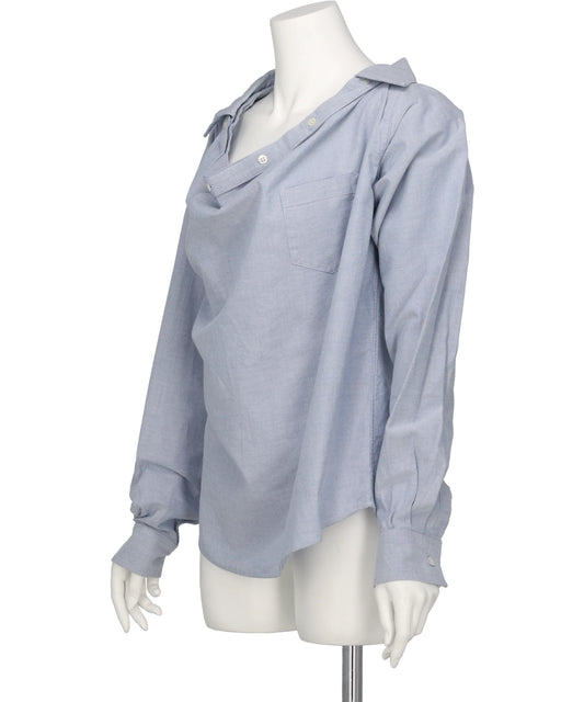 PS26AW-601 WIDE-NECK SHIRT