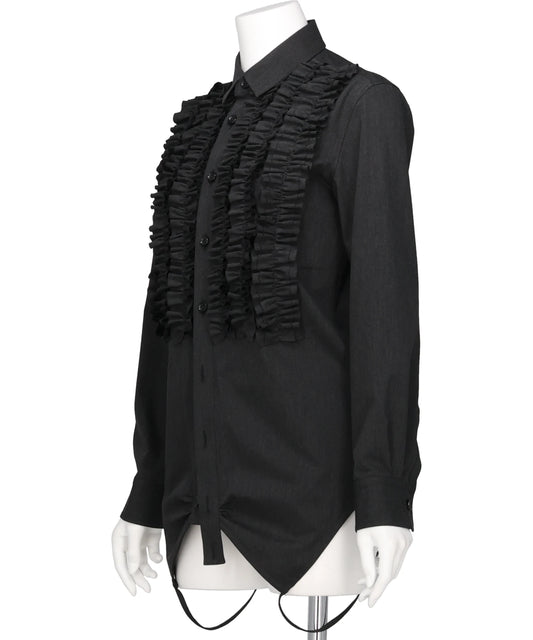 3-WAY FRILL CAMI SHIRT