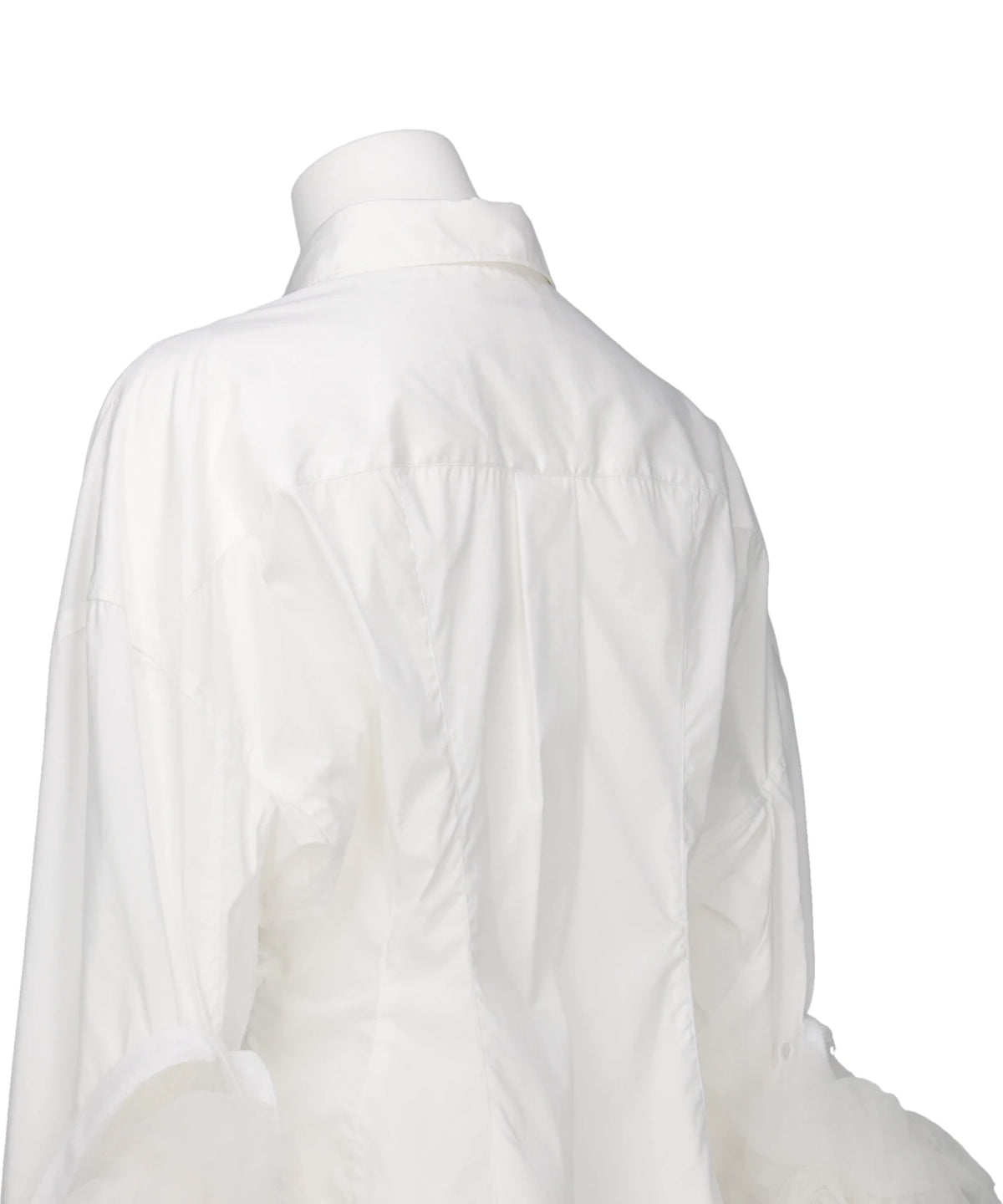 TULLE SLEEVE SHIRT