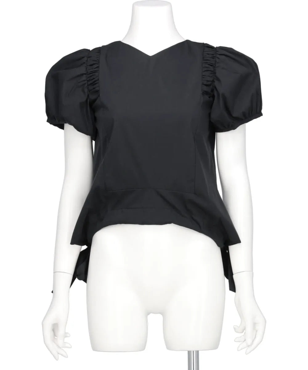 コムコム　2025SS ブラウス ブラックコムデギャルソン ブラウス ブラックコムデギャルソン2025SS
