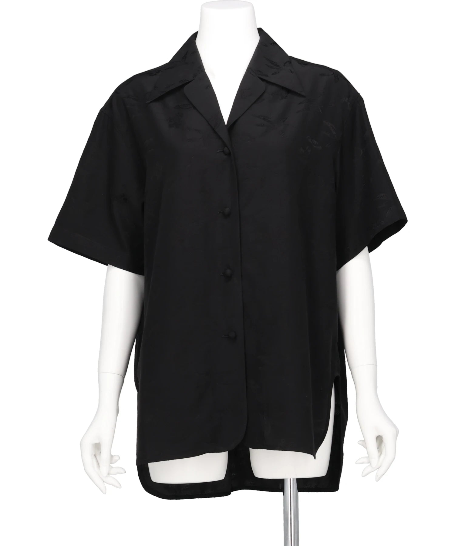 Mame Kurogouchi(マメクロゴウチ) 2026SS KARAKO JACQUARD OPEN COLLAR